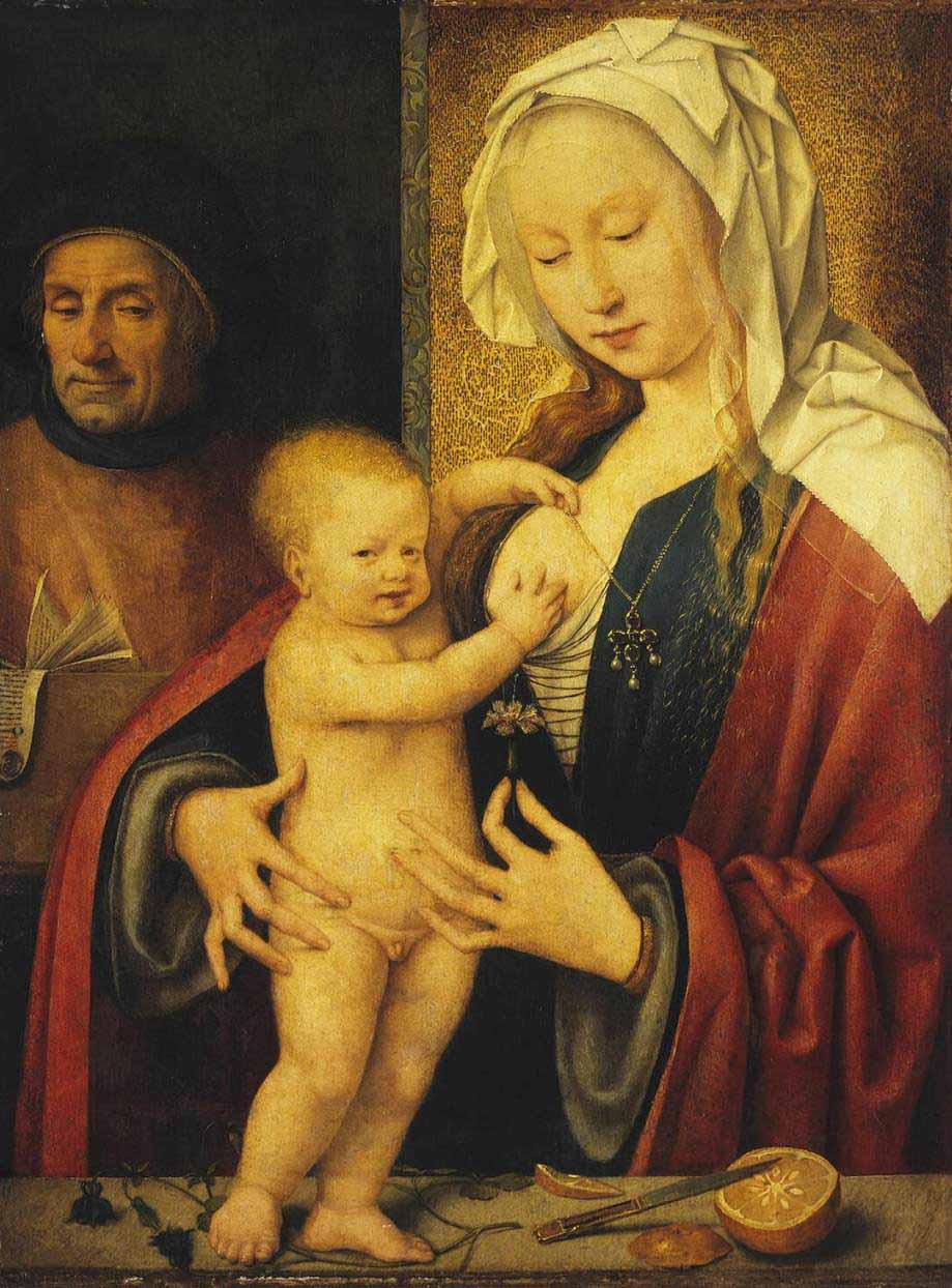 Joos van cleve The Holy Family